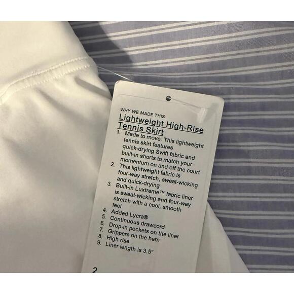 Lululemon Athletica Lightweight High rise tennis court - Picture 3 of 4